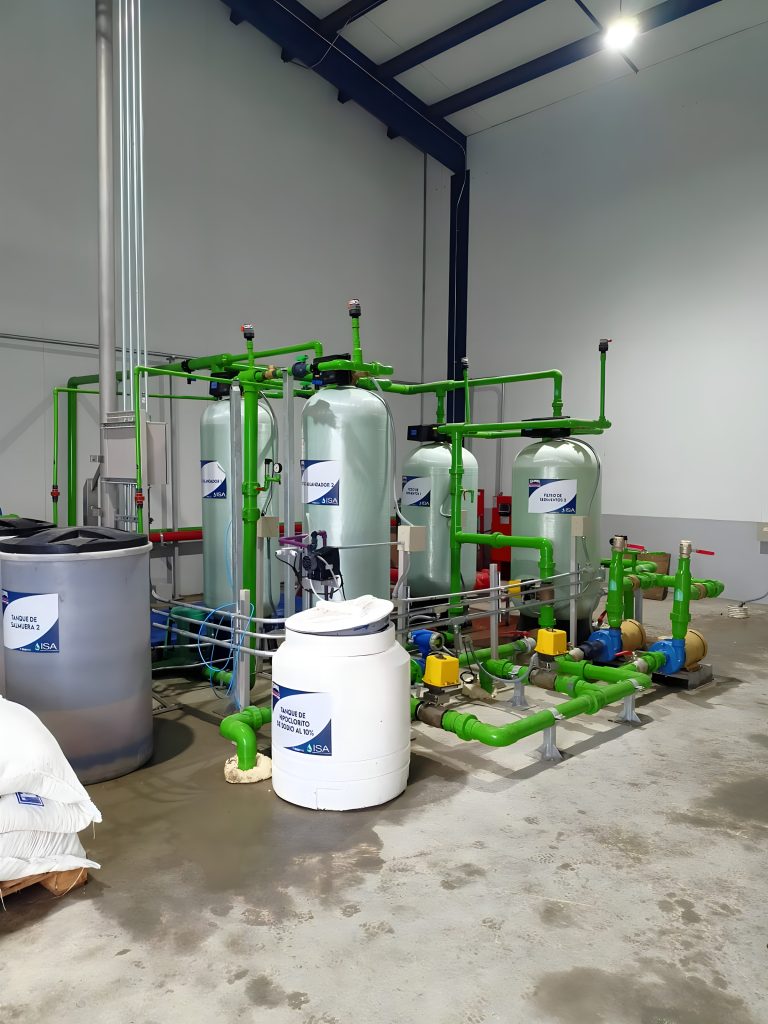 Sistema de Tratamiento de Agua potable Leche Gloria Ecuador S.A –  10 litros/segundo.